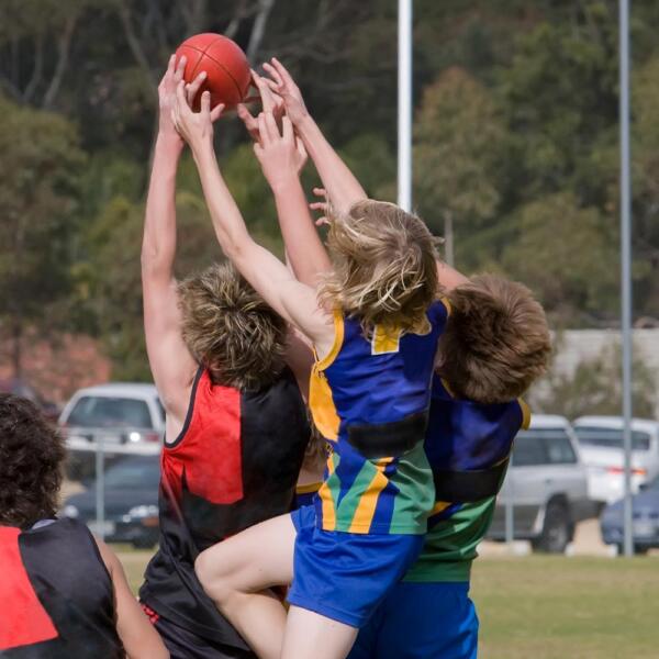 Youth playing AFL